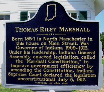 Side 1 of the marker.