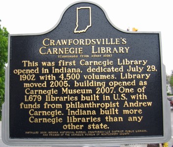 Crawfordsville’s Carnegie Library Side 2