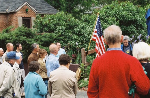 Edwin Way Teale Indiana Historical Marker dedication ceremony