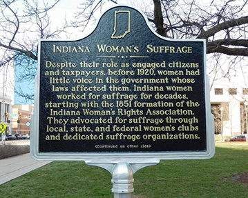 Indiana Womans Suffrage Side One