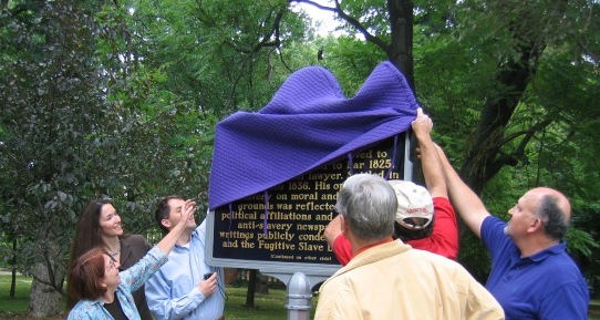 Unveiling an Indiana Historical Marker
