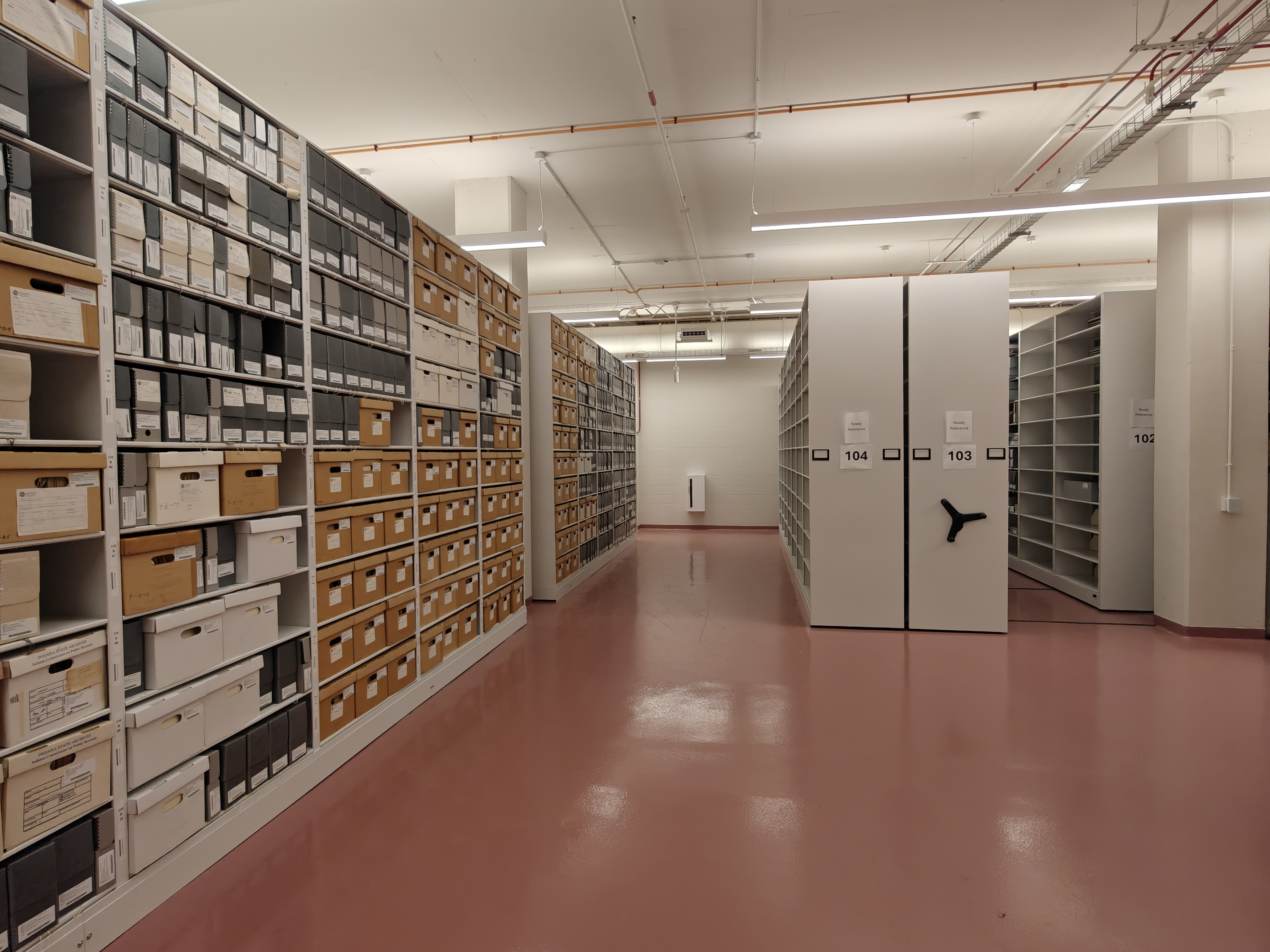 First Floor Stacks After Move