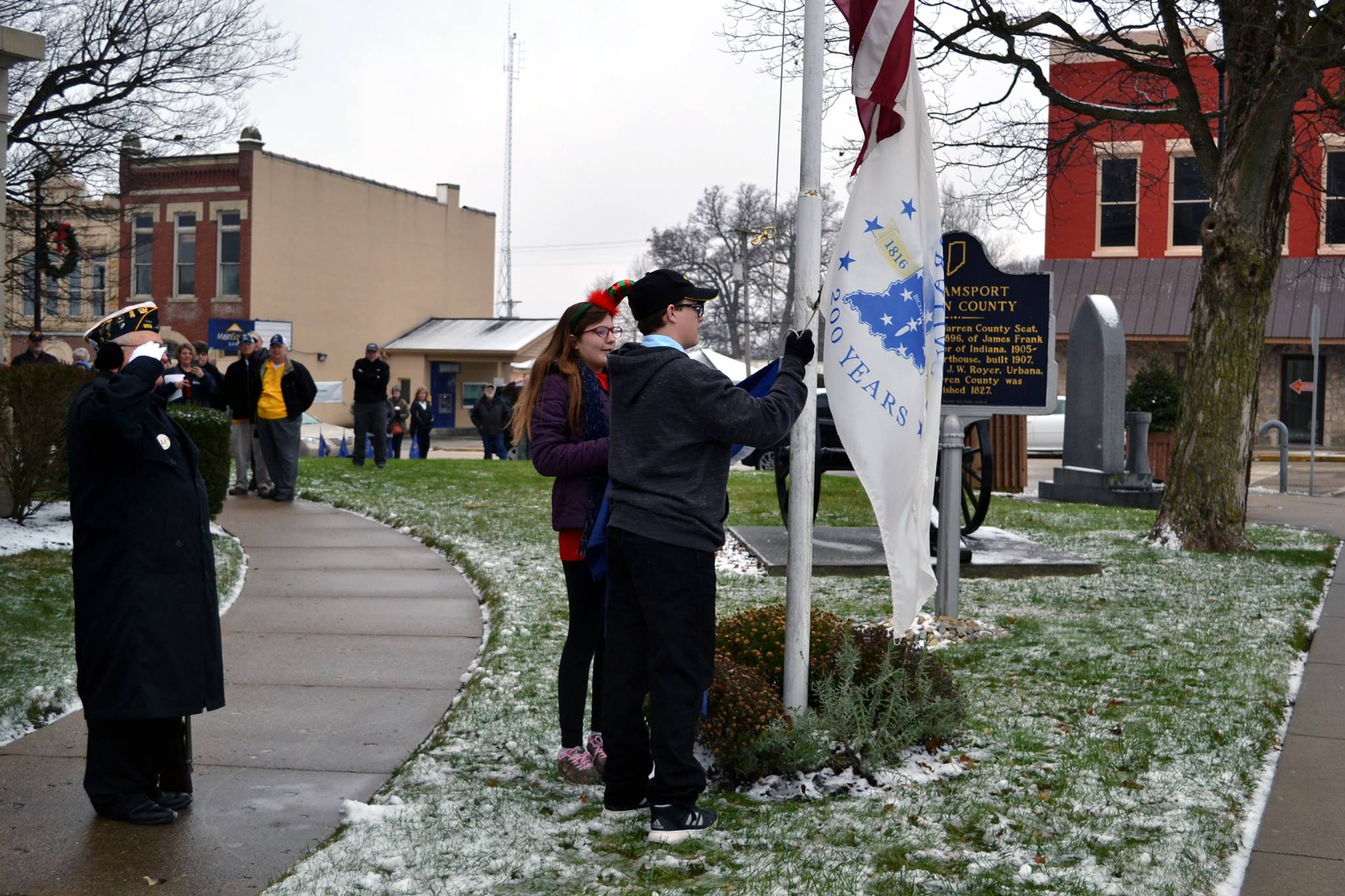 Warren County Bicentennial Flag Raising