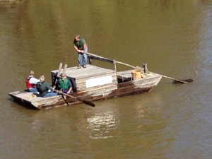 Flat Boat on the River Owen County