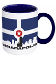 Indianapolis Skyline Mug