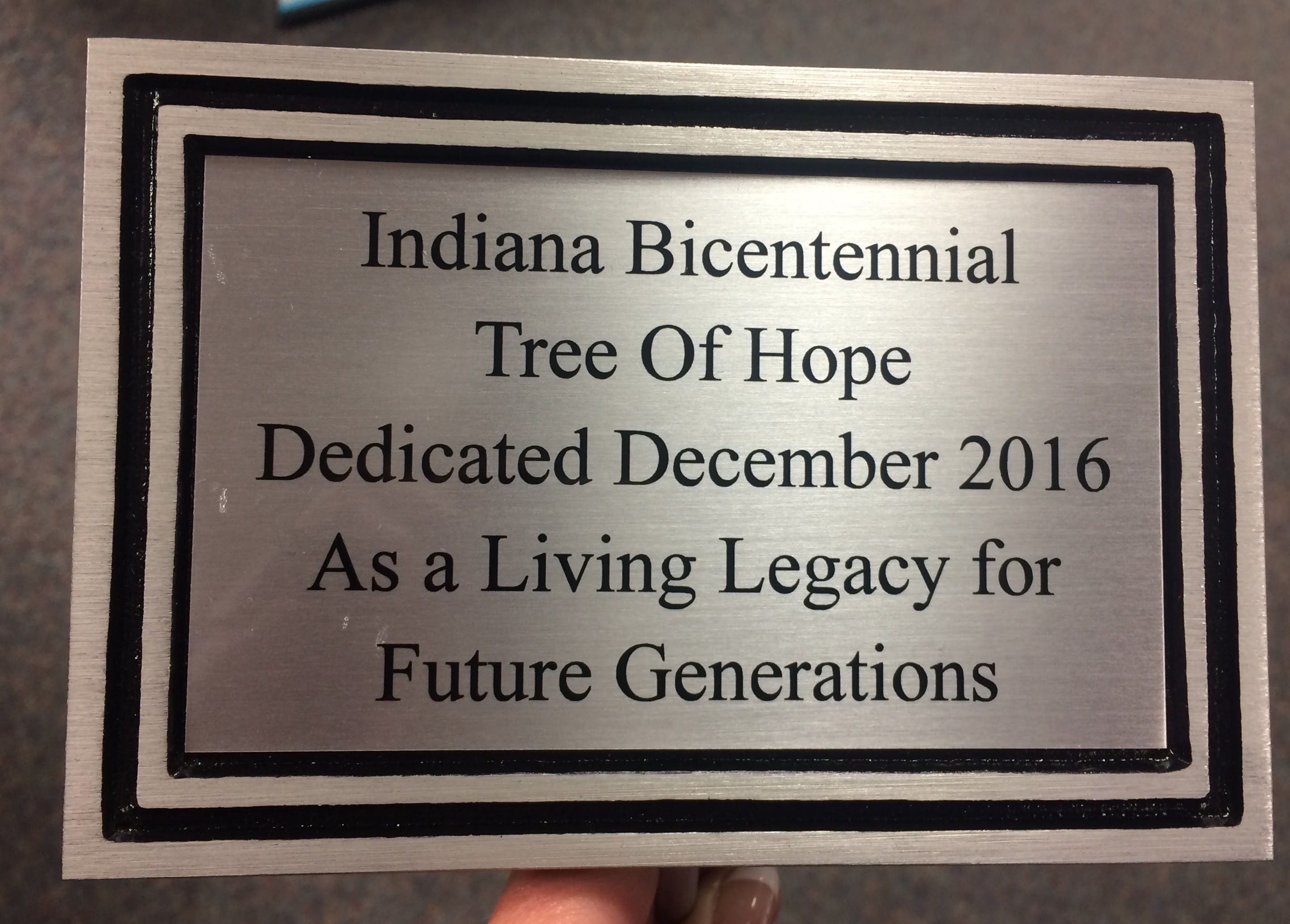 Tree Plaque