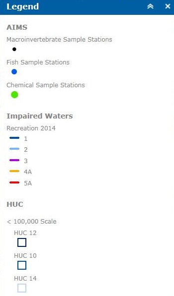 Indiana Water Quality Atlas instructions