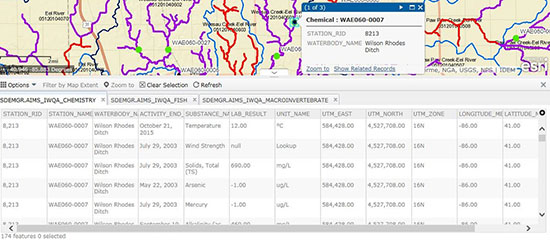 Indiana Water Quality Atlas instructions