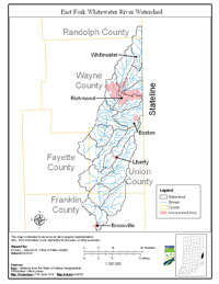 East Fork Whitewater River Watershed