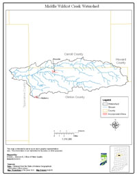 Middle Wildcat Creek watershed