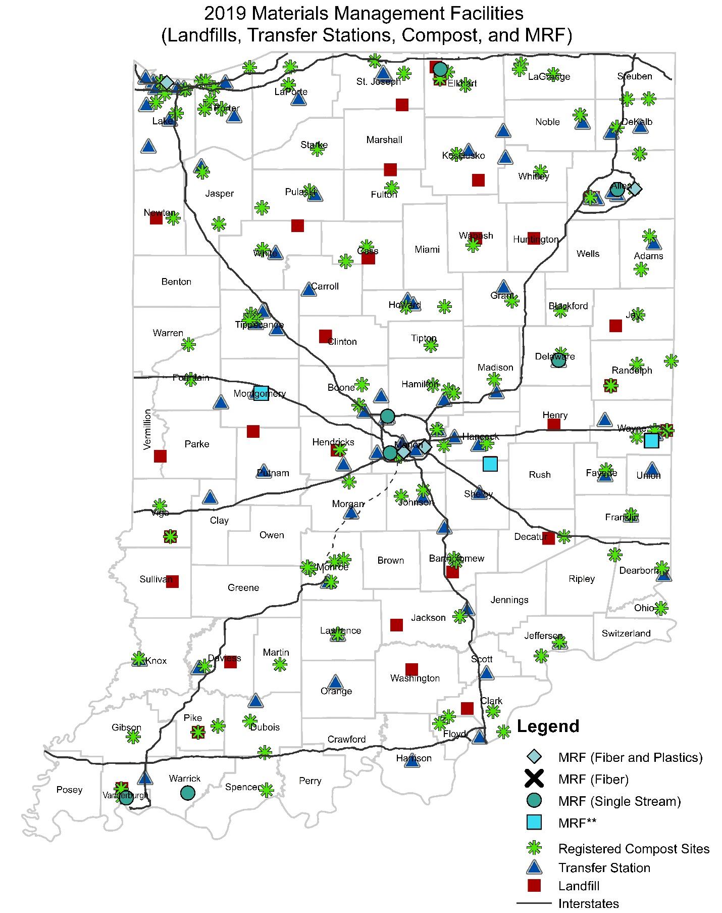 Recycling Study: Infrastructure Map
