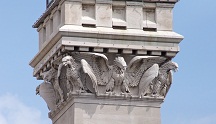 Limestone eagles - photo by Daniel Axler 