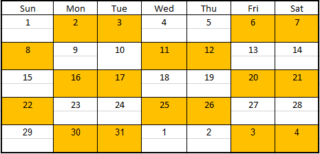 Idoc Shift Schedule