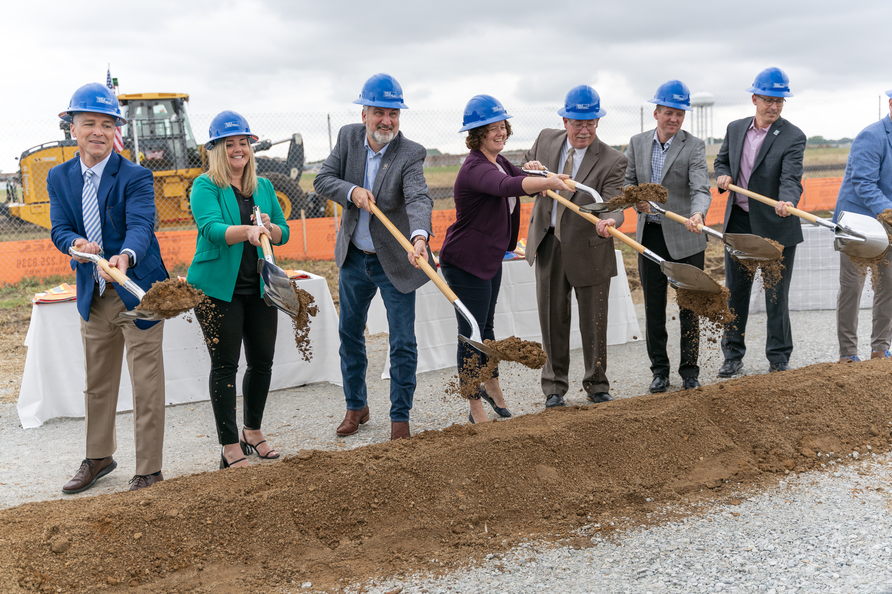 A groundbreaking was held on Thursday, Sep. 28, 2023 for the new $1.2 Billion correctional facility under construction in Westville, Indiana. SCOTT ROBERSON | Indiana Department of Correction