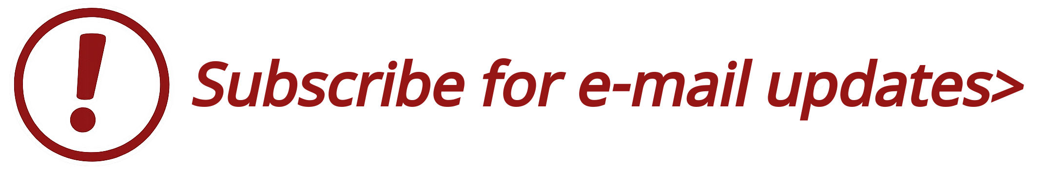Subscribe for e-mail updates