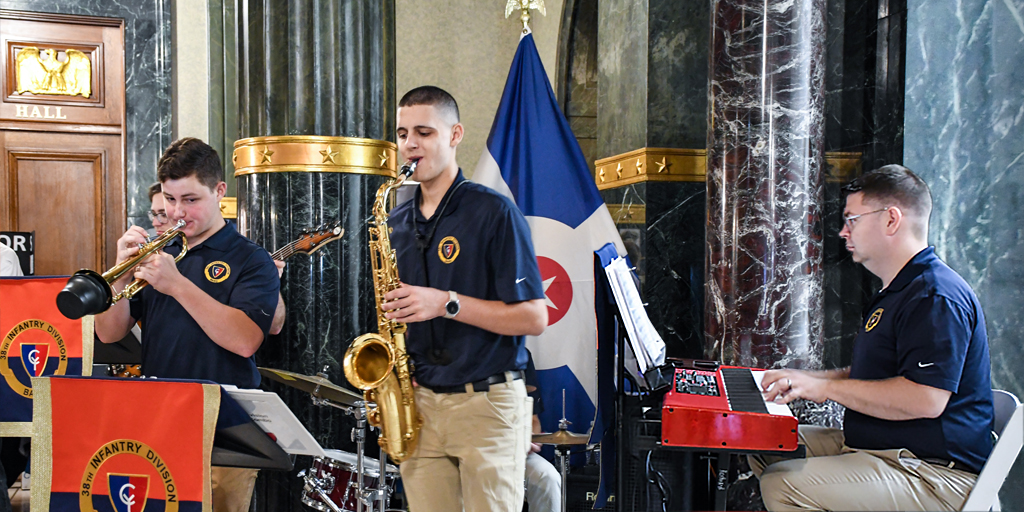 The Indiana National Guard hosted its annual Cultural Diversity Day at the Indiana War Memorial in Indianapolis.
