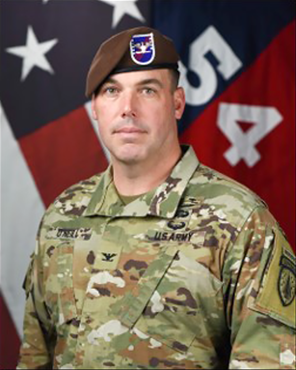 Col. Mark O'Neill, Commander of the 54th SFAB, Indiana National Guard