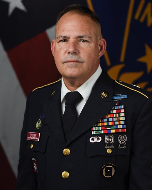 Command Sgt. Maj. Charles Brown