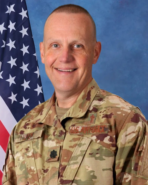 Chaplain Kent A. Lundy, Lt Col, IN ANG