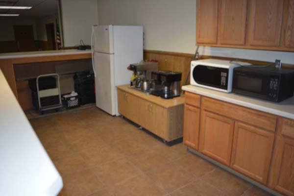 Community Center 231- interior- view of mini kitchen in common area