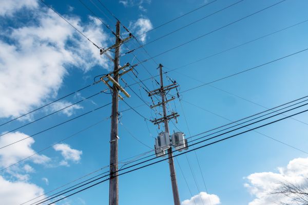 utility poles