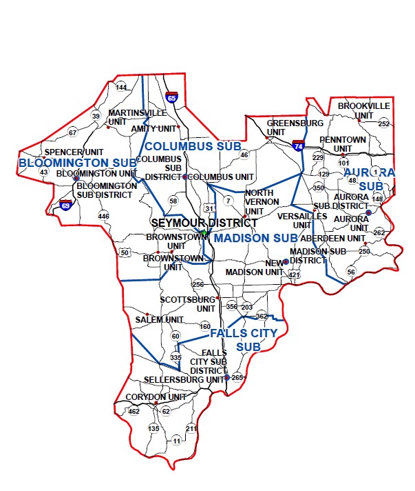 Seymour Indiana Zoning Map