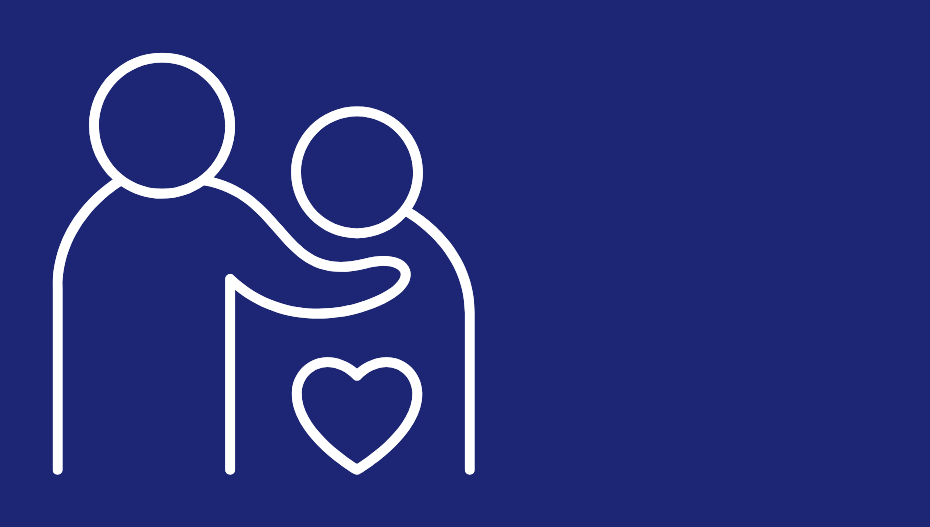 A person being supportive