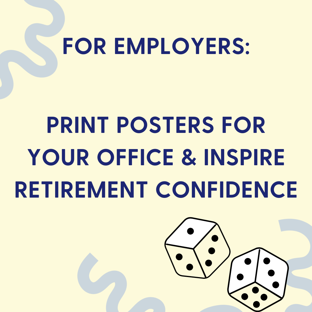 light yellow image reading print posters for your office and inspire retirement confidence