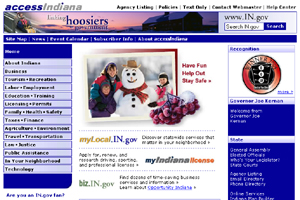 IN.gov Screenshot from 2006