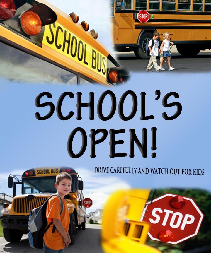 School's Open - Watch Out for Kids!