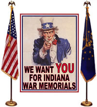 We want YOU for Indiana War Memorials