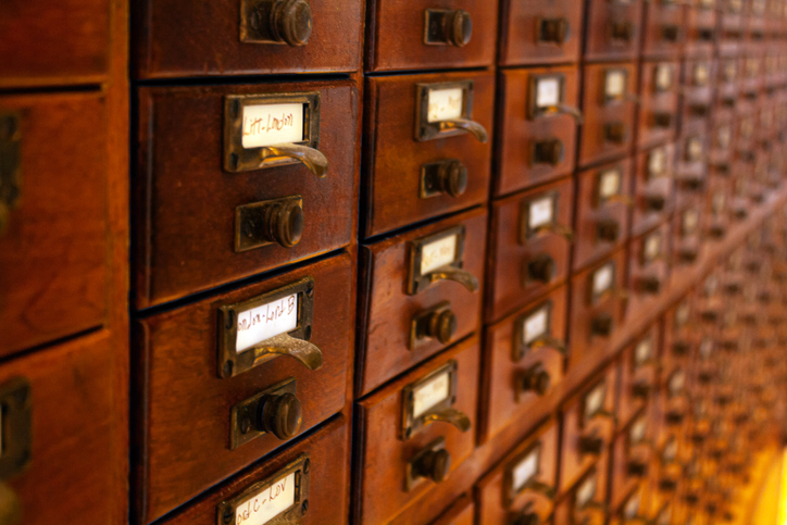 card catalog