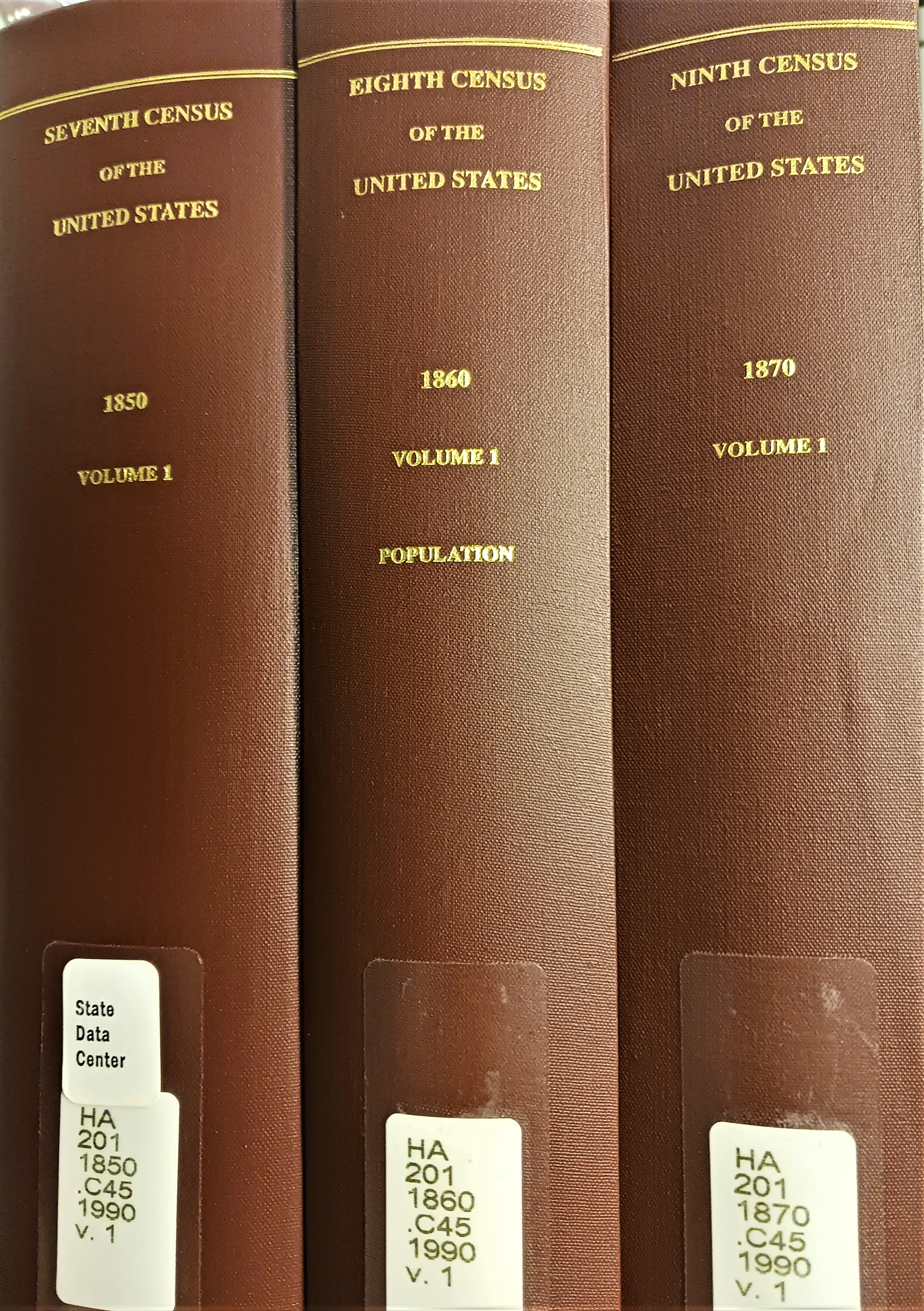 1850-1870 Census Books