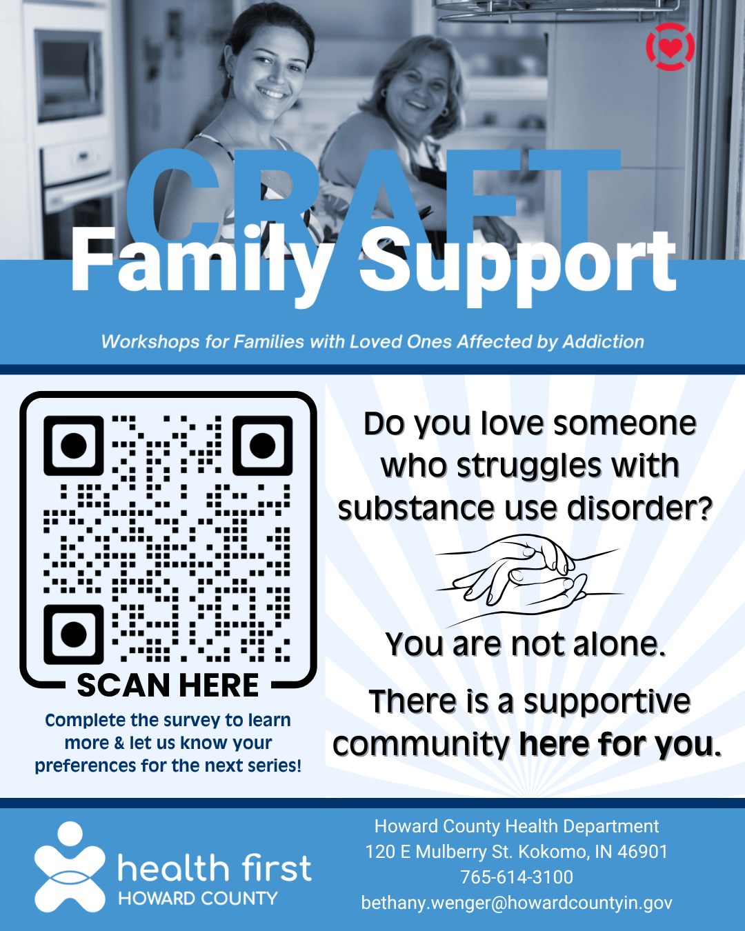 CRAFT Family Support Interest Form Flyer