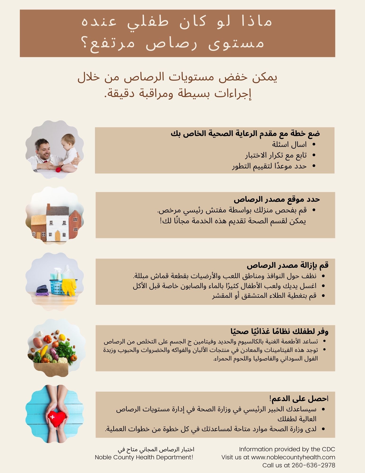 Lowering Lead Levels Arabic