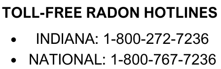 Toll-free radon numbers