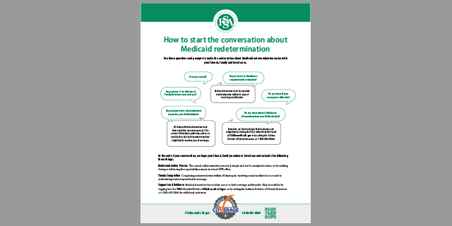 Example of the English conversation starters sheet