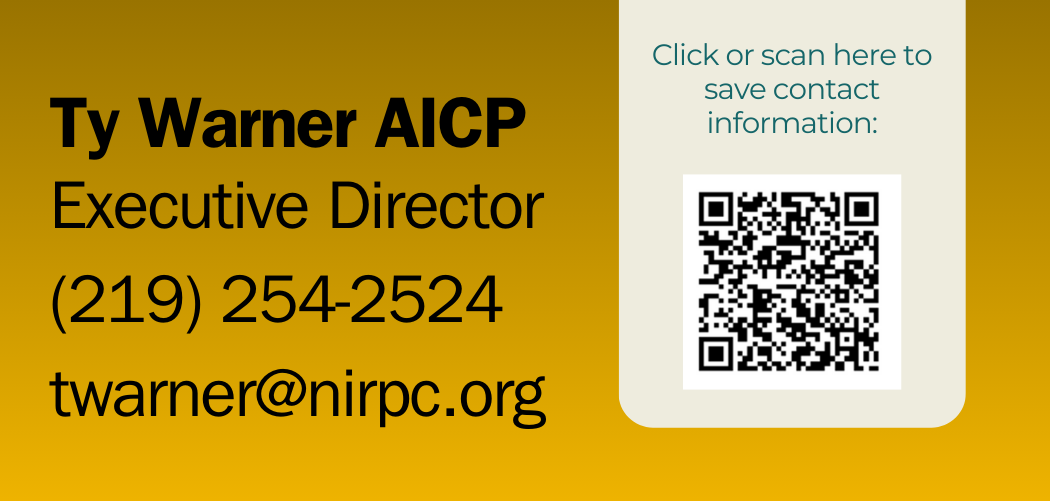 image of contact information with QR code to scan or click to save the information