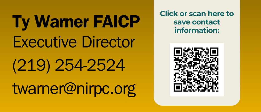 image of contact information with QR code to scan or click to save the information