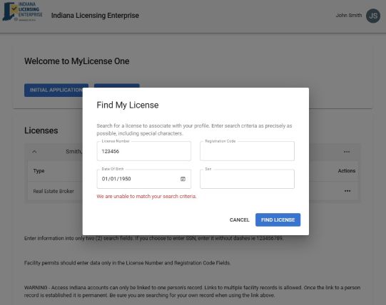 Unable to Match Unable to Match