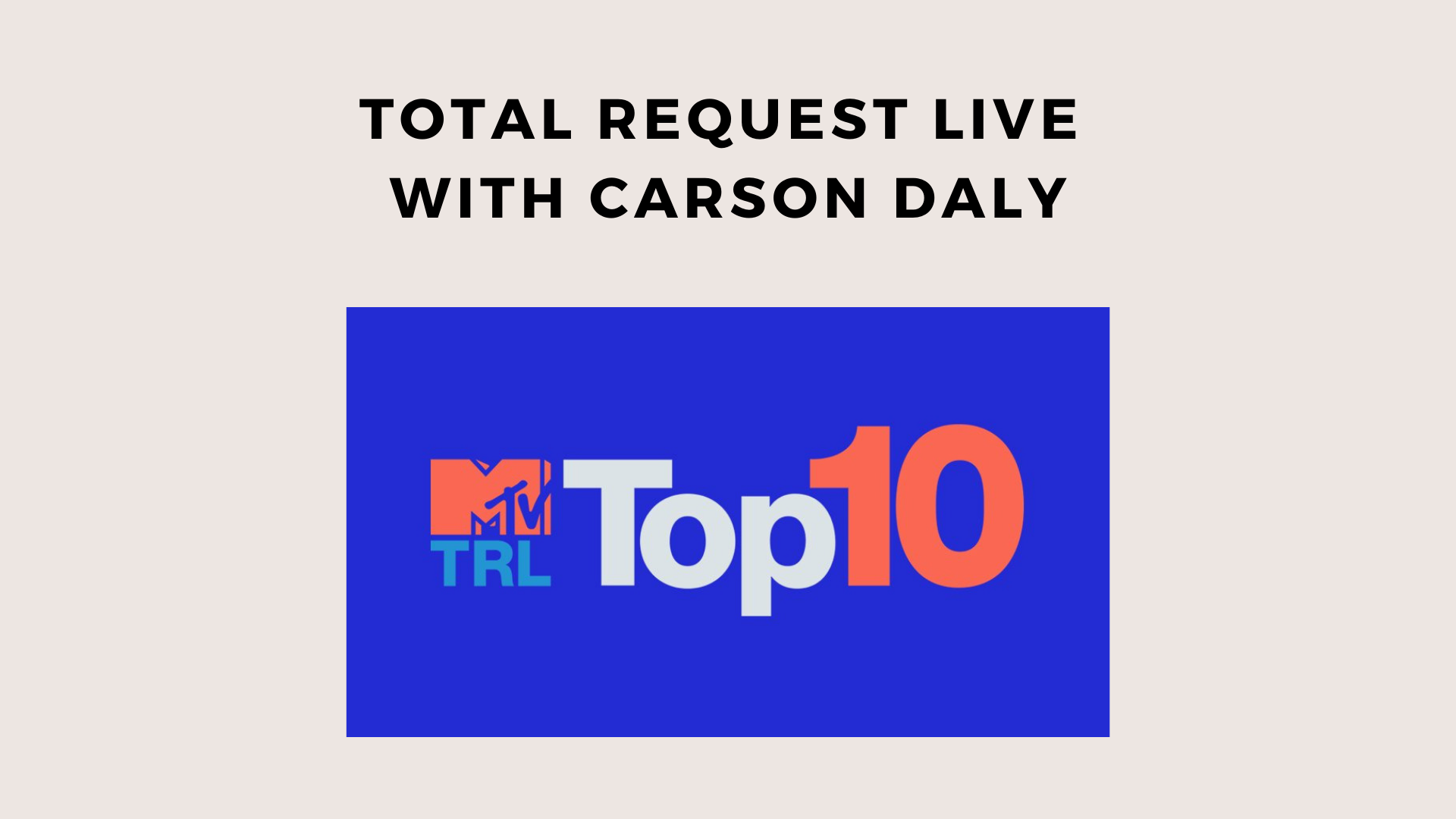 Total Request Live