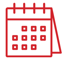 red calendar icon