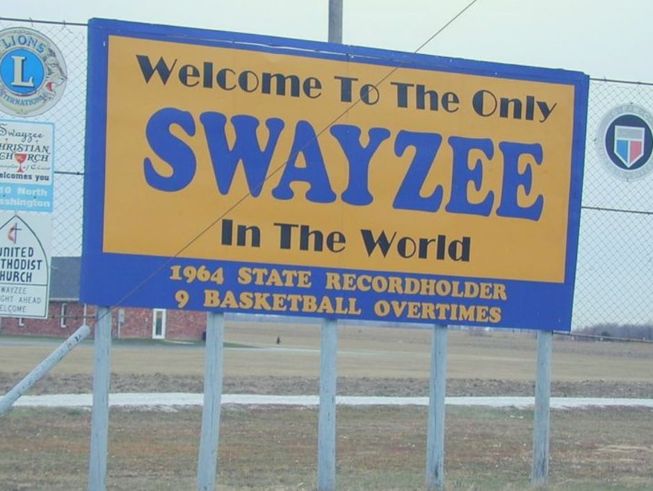 Welcome to the Only Swayzee in the World Sign