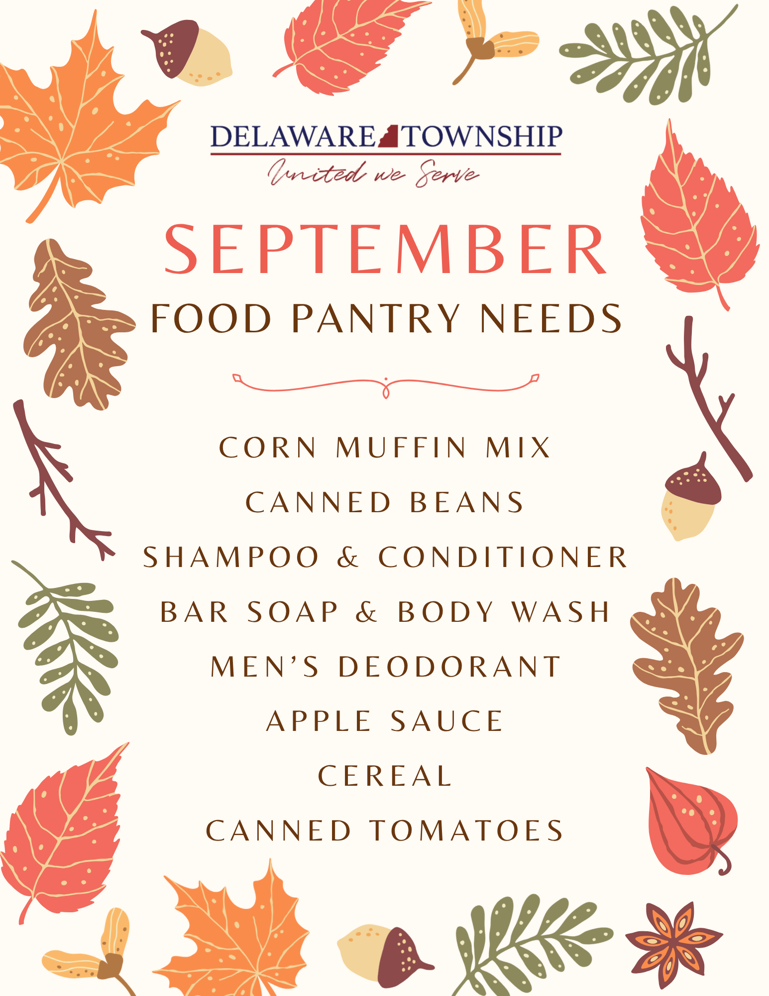 sep pantry needs