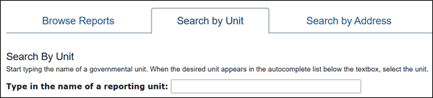 Search by Unit