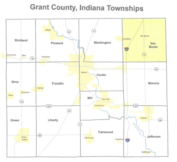 Grant County Map